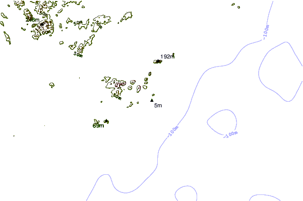 Litoral ao redor Fly Roads
