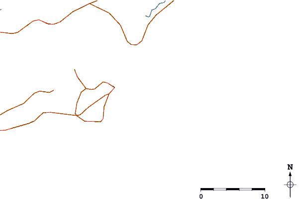 Estradas e rios ao redor Fly Roads