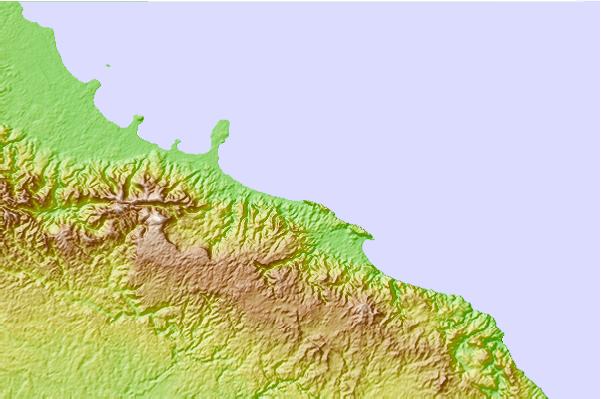 Locais de surf localizados perto de Forok Point