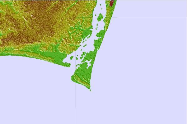 Locais de surf localizados perto de Fort Fisher
