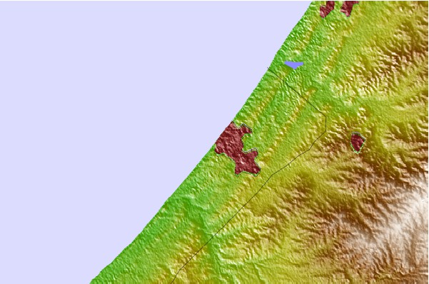 Locais de surf localizados perto de Gaza Harbourmouth