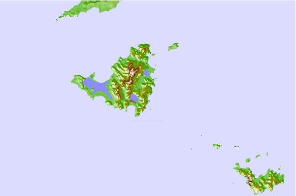 Locais de surf localizados perto de Guana Bay