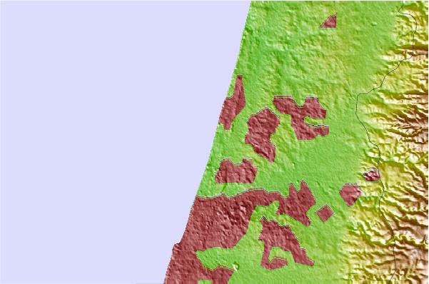 Locais de surf localizados perto de Haambatia (Herzliya)