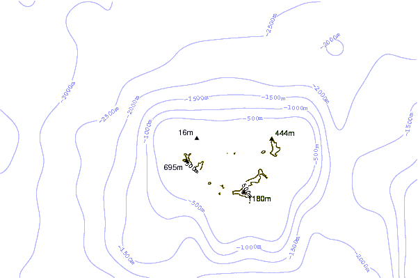 Litoral ao redor Hauru Point
