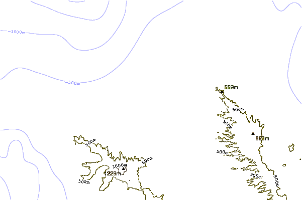 Litoral ao redor Himalayas