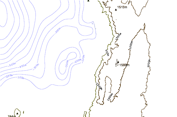 Litoral ao redor Hornitos