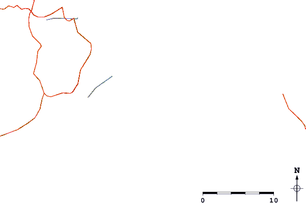 Estradas e rios ao redor Ilias Madraki (Skiathos)