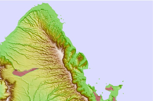 Locais de surf localizados perto de Kahana Bay