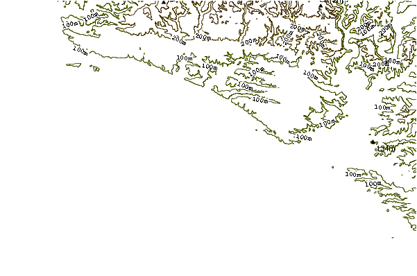 Litoral ao redor Kai-Iwi