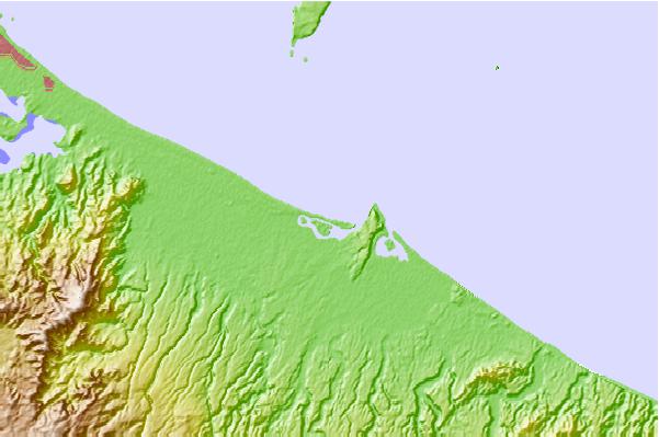 Locais de surf localizados perto de Kaituna Cut