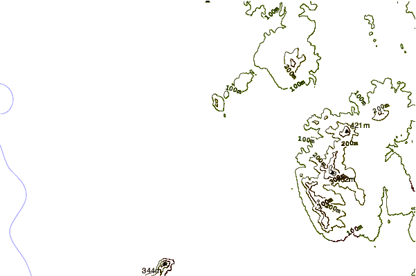 Litoral ao redor Kamer Van