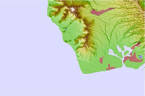 Locais de surf localizados perto de Keaulanas