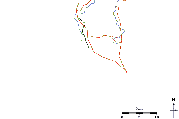Estradas e rios ao redor Kenting