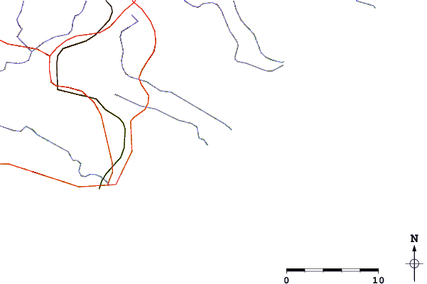 Estradas e rios ao redor Kleinemonde