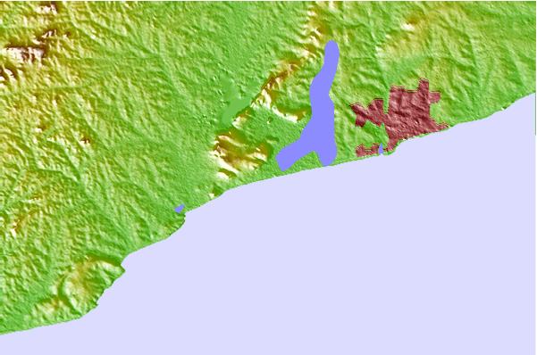 Locais de surf localizados perto de Kokrobite
