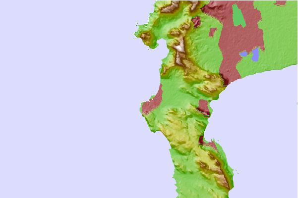 Locais de surf localizados perto de Crons