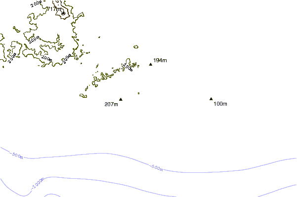 Litoral ao redor Kuta Bay-Lombok