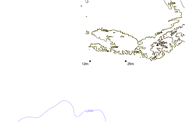 Litoral ao redor L'Arquet