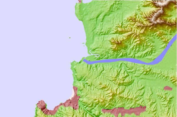 Locais de surf localizados perto de La Boca Con Con