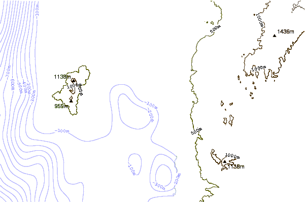 Litoral ao redor La Portada
