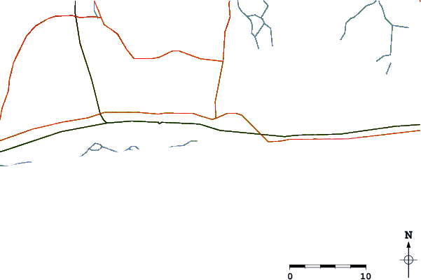 Estradas e rios ao redor La Routes des Pêches