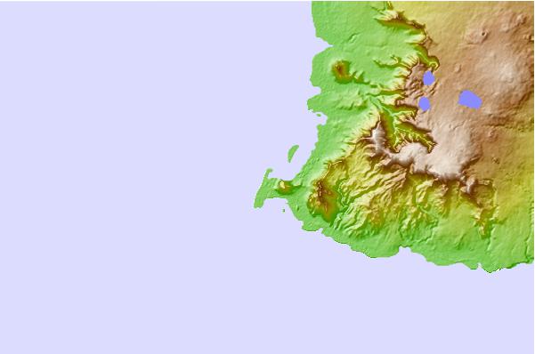 Locais de surf localizados perto de Le Morne