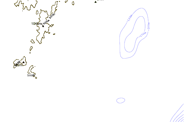 Litoral ao redor Lokaro Island