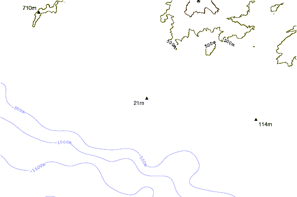 Litoral ao redor Loma Bonita