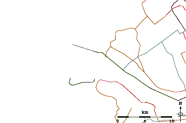 Estradas e rios ao redor Maasexpress