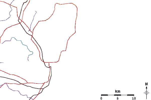 Estradas e rios ao redor Manly-North Steyne