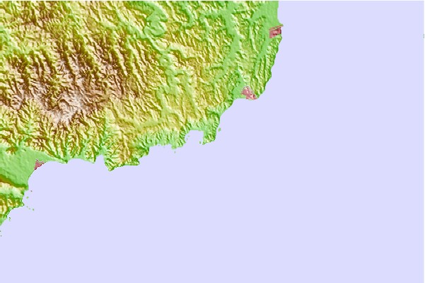 Locais de surf localizados perto de Matsube Bay