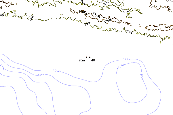 Litoral ao redor Mesa
