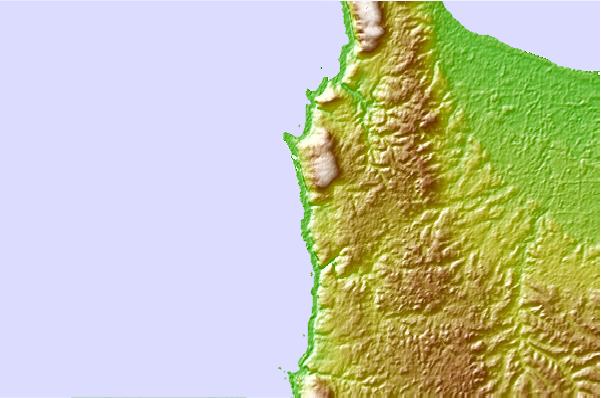 Locais de surf localizados perto de Moses Rock