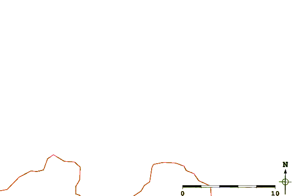 Estradas e rios ao redor Murder Hole Beach