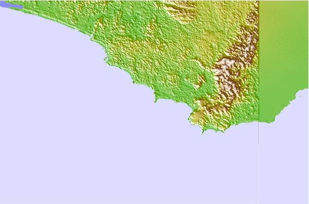 Locais de surf localizados perto de Mutrakni Point
