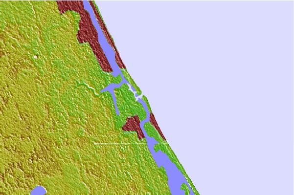 Locais de surf localizados perto de New Smyrna Inlet