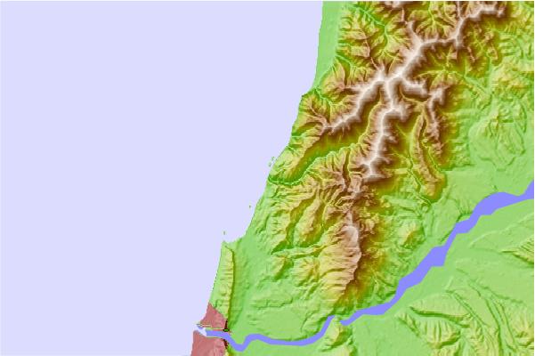Locais de surf localizados perto de Nine Mile