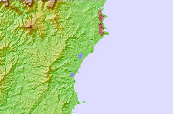 Locais de surf localizados perto de North Tabourie