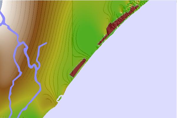 Locais de surf localizados perto de Ocean Lakes