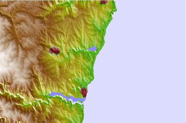 Locais de surf localizados perto de Olimp