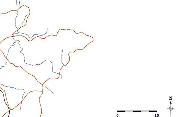 Estradas e rios ao redor Omaha Beach and Bar