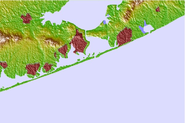 Locais de surf localizados perto de Outside Ponquogue