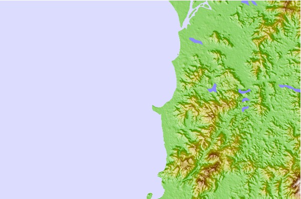 Locais de surf localizados perto de Cape Pakarang Left