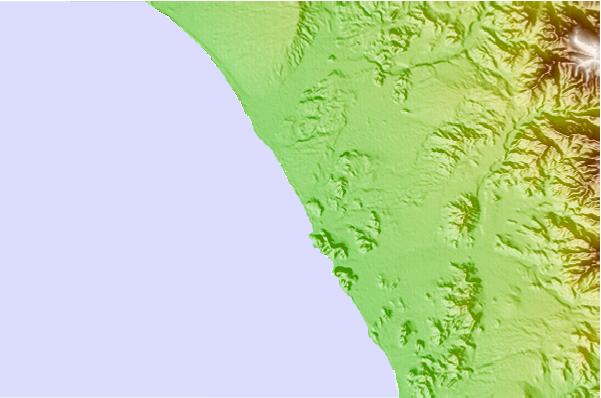 Locais de surf localizados perto de Palm Beach (Todos Santos)