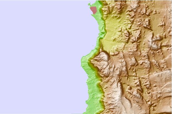 Locais de surf localizados perto de Palo Buque