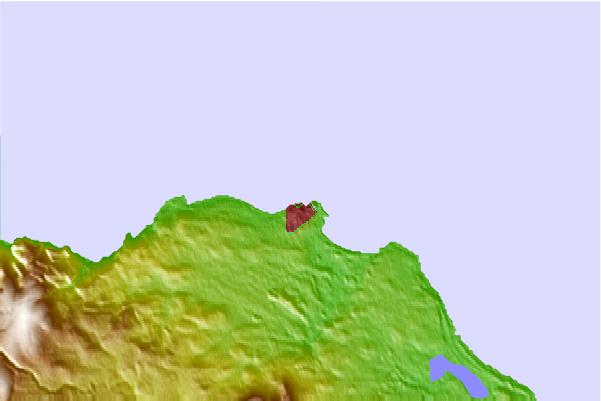 Locais de surf localizados perto de Phingask