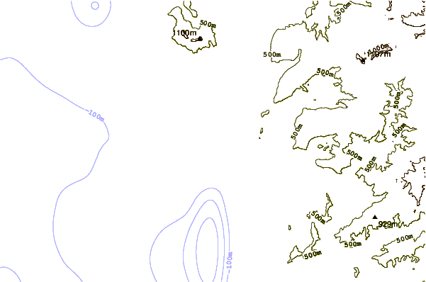 Litoral ao redor Playa Grande