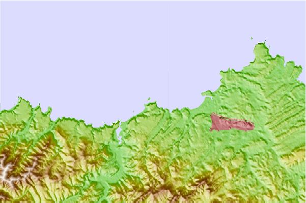 Locais de surf localizados perto de Playa Santa Maria del Mar