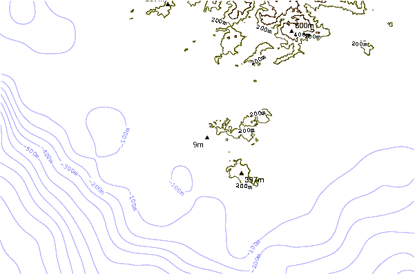 Litoral ao redor Playa Santa Teresa