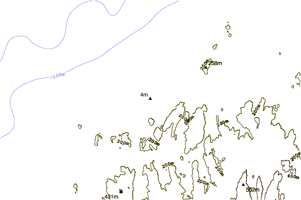 Litoral ao redor Playa de Soesto